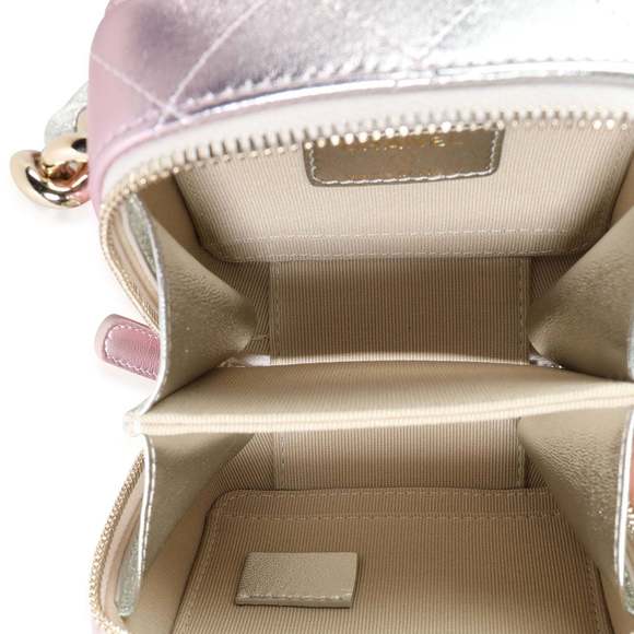 Chanel Iridescent Quilted Lambskin Like a Wallet Cube Chain Bag - Picture 7 of 7